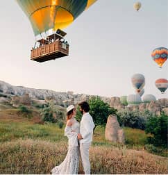 Hot air balloon in Cappadocia