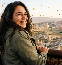 Hot air balloon in Cappadocia